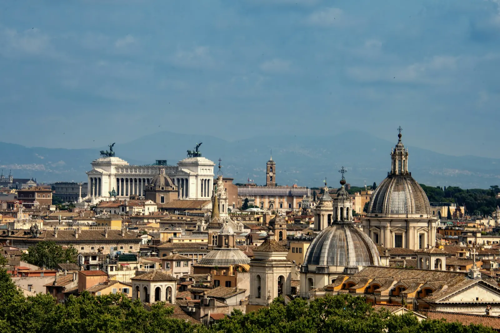 A view over the city of Rome