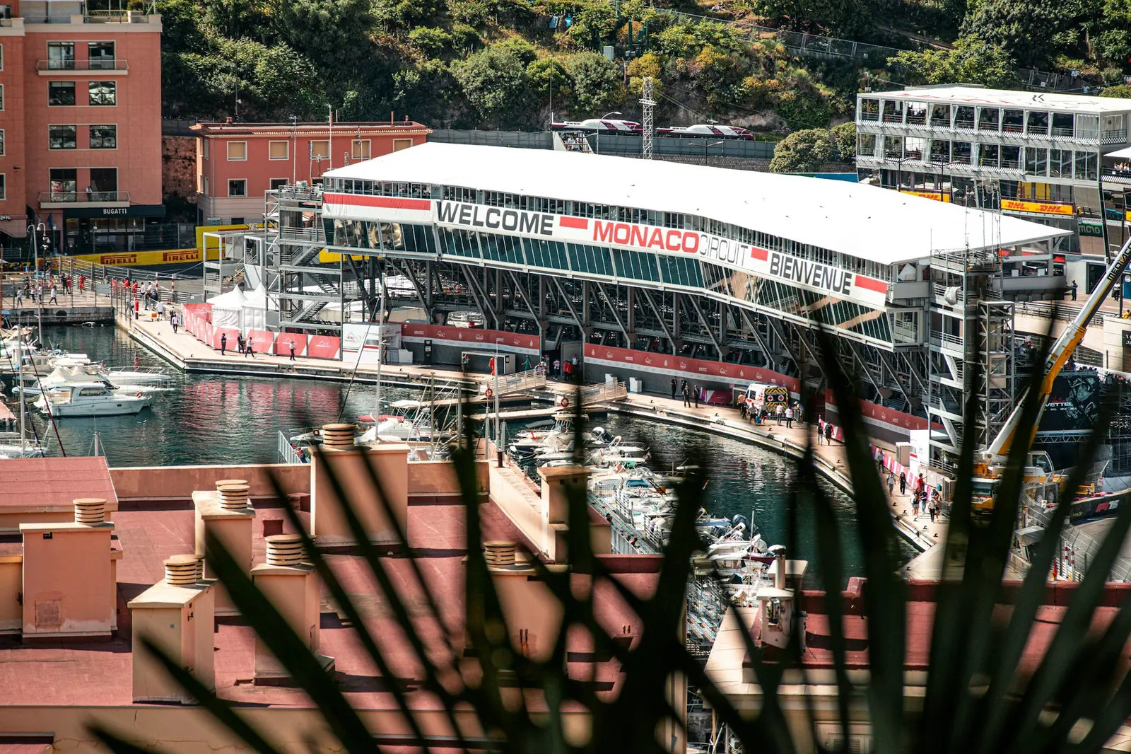 Boats in Monaco's harbour