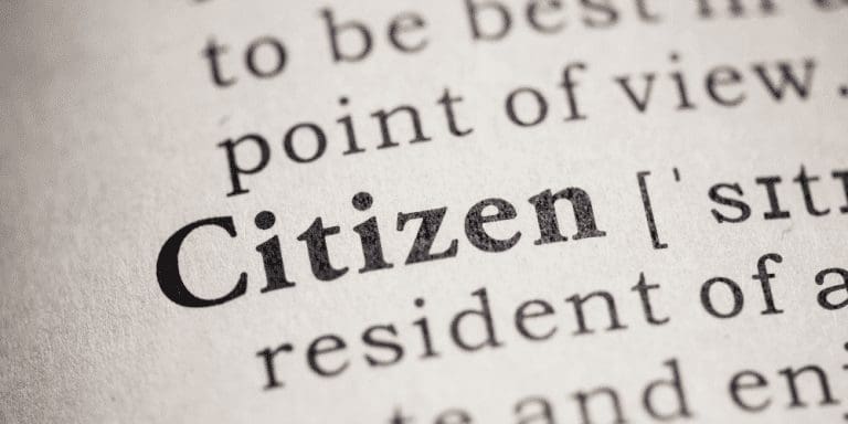 What is a citizen?